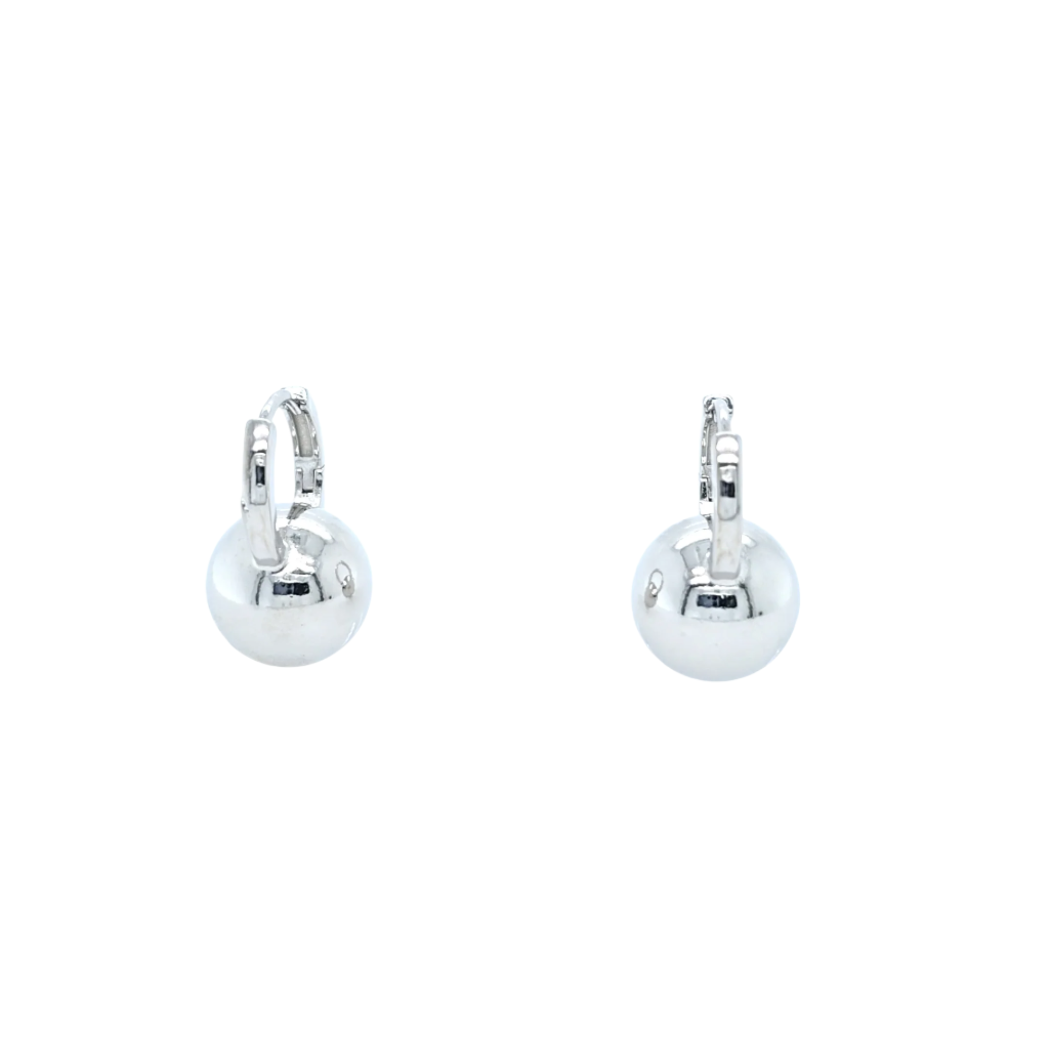 ★関税込★MONDAY EDITION★Silver 925 Kettle Bell Earrings Small Light Kettlebell Style Lever Back Earrings – Lacosta