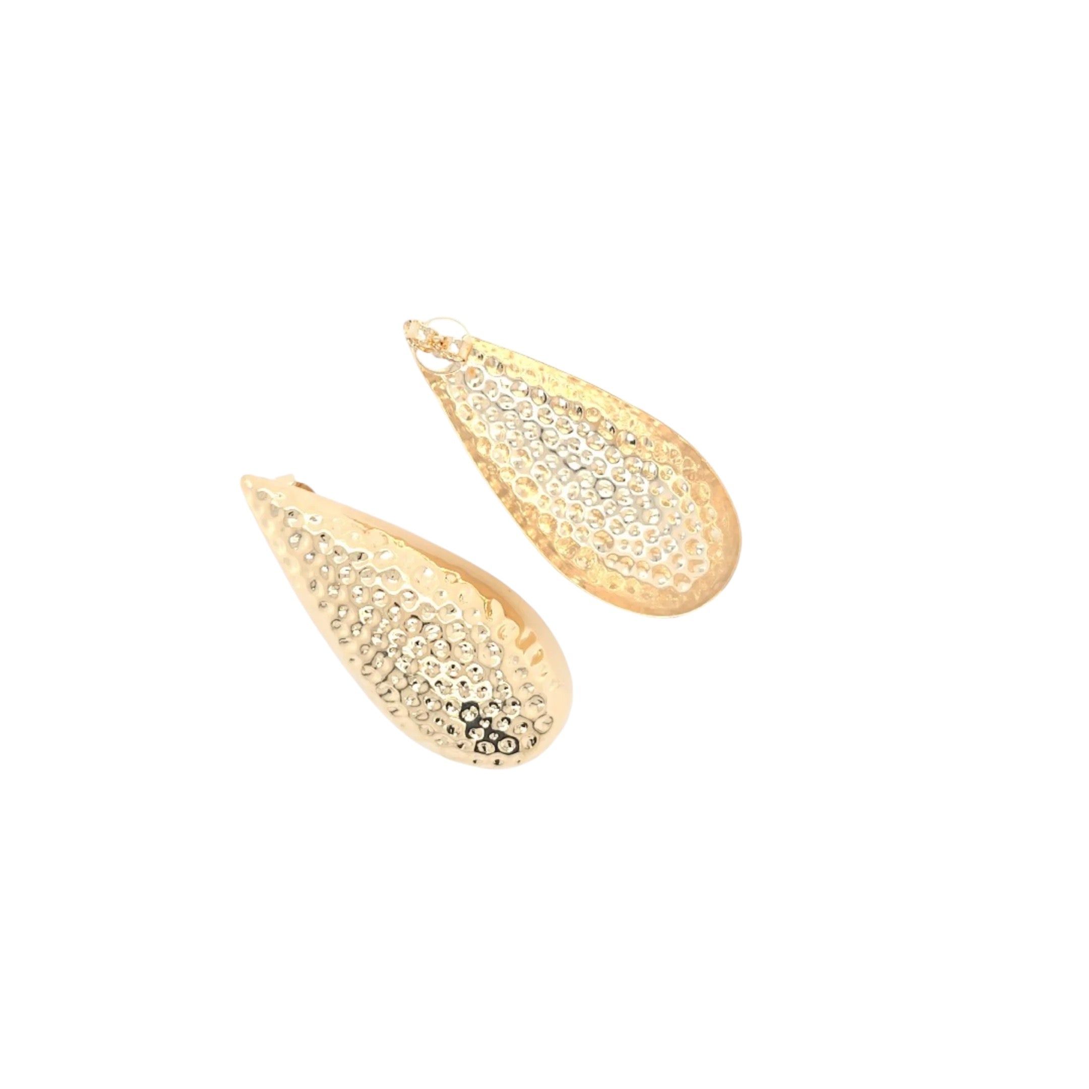 Hammered Teardrop Earrings – Lacosta Jewelry
