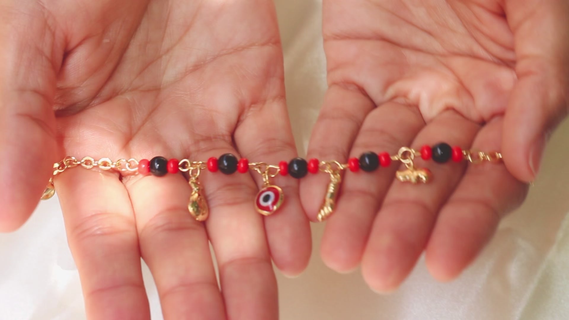 Azabache Kids Bracelet with Good Luck Charms – Lacosta Jewelry